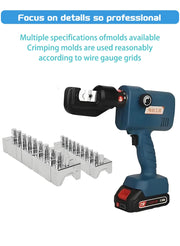 Load image into Gallery viewer, Portable Electric Hydraulic Crimping Plier SME-70 4-70mm² Lithium Battery Copper Aluminum Terminal Charging for Electrician
