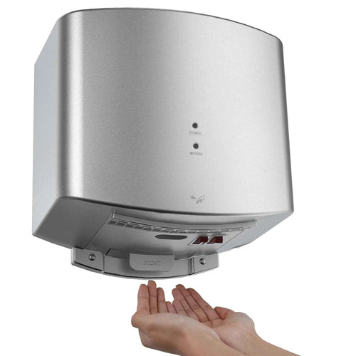 SucceBuy Heavy Duty Commercial Hand Dryer 1400W Automatic High Speed Warm Wind Hand Blower Built-In Filter Sponge for Home