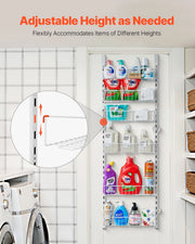 Charger l'image dans la visionneuse de galerie, Amocart 6/8/9/10 Tier Over the Door Pantry Organizer Heavy-Duty Steel Hanging Spice Rack, Adjustable Wall Seasoning Shelves
