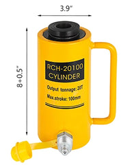 Charger l'image dans la visionneuse de galerie, Amocart 20T/30T/60T Hollow Plunger Hydraulic Cylinder Jack Single Acting Ram Cylinder 100mm Heavy Duty Lifting Tool
