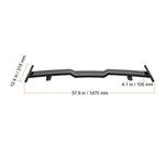 Amocart GT Wing Car Spoiler Compatible with 2018-2023 Camry High Strength ABS Material Baking Paint Car Rear Spoiler Wing