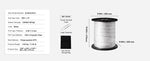 Amocart Polyester Pull Tape Mule Flat Rope Printed Webbing Cable Pulling Tape for Packaging Gardening Electrical Conduit Work