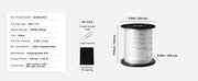 Bild in Galerie-Viewer laden, Amocart Polyester Pull Tape Mule Flat Rope Printed Webbing Cable Pulling Tape for Packaging Gardening Electrical Conduit Work
