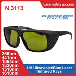 Laser Safety Glasses 190-2000nm 10600nm OD6 CO2 Laser Protection goggles 1064 532 200-2000nm IPL laser glasses Laser protection