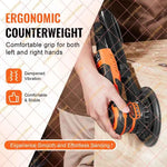 for Amocart 350W Brushless Orbital Sander, 10000 RPM 6 Variable Speed Random Sander for Woodworking