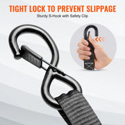 Bild in Galerie-Viewer laden, SucceBuy 4pcs Trailer Ratchet Tie Down Straps with Padded Handles Hook Brake Binding Belt for Moving Securing Cargo Motorcycle

