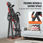 with Headrest, Ankle Lock Amocart Inversion Table, Decompression Back Stretcher Machine, Strength Training Equipment