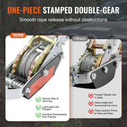 Charger l'image dans la visionneuse de galerie, Amocart Come Along Winch 2/4/5 Ton Pulling Capacity Heavy Duty Ratchet Automotive Hoist Power Cable Puller for Vehicle Rescue
