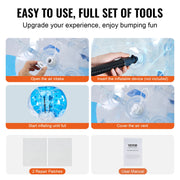 Bild in Galerie-Viewer laden, Amocart 2-Pack 5FT/1.5M Inflatable Bumper Balls 0.8mm Thick Bubble Soccer Balls Inflatable Zorb Balls for Adults or Children

