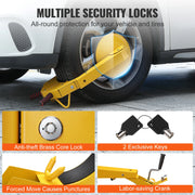 Load image into Gallery viewer, Amocart Wheel Lock Clamp 1/2 Pack Trailer Wheel Lock Heavy-Duty Anti Theft Tire Lock Adjustable Tire Boot Lock Tire Claw for RV

