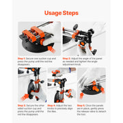 Bild in Galerie-Viewer laden, Amocart 2 Packs Seamless Granite Seam Setter 90°-120° Adjustable with 6 in Suction Cups Seam Joiner for Tile Joining &amp; Leveling
