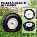 SucceBuy Lawn Mower Tires with Rim Tubeless Tractor Tires 2Pack Tire Wheel Assembly Pneumatic Tires for Riding Mower LawnTractor