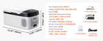 Succebuy 15-55L Portable Cooler Electric Compressor 12V/24V DC 110-240V AC Freezer Refrigerator for Home