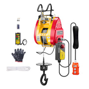 Load image into Gallery viewer, 2-in-1 Electric Hoist 1100 lbs 1800W Wired/Wireless Portable Power Winch 98 ft Lifting Height for Garage Factory Towing
