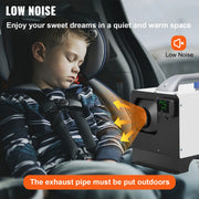 Charger l'image dans la visionneuse de galerie, Amocart 8KW Diesel Air Heater Parking Heater 12V Truck Heater One Air Outlet with Black LCD Switch For RV Truck Boat Caravans
