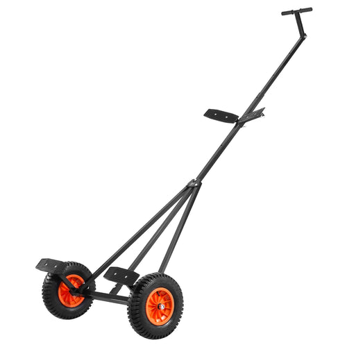 Amocart 420lbs Boat Trailer Dolly Carbon Steel Kayak Mover with 15.7in Pneumatic Tires & Bracket for Moving Fishing Motorboat