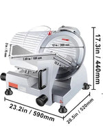 Amocart Meat Slicer 200W/240W/320W/340W Electric Deli Food Slicer Adjustable Thickness for Commercial Home Use Cut Meat Cheese
