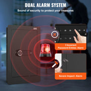 Bild in Galerie-Viewer laden, Amocart Tall Wall Safe 3/4-Tier Hidden Wall Safe w/ Keypad Q235 Cold-Rolled Steel In Wall Safe for Money Jewelry Passport Home
