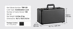 Amocart Graded Card Storage Box 4 Slots or 5Slots with Key Lock or Coded Lock Foam Dividers for 96/108/120/162 PSA Graded Cards