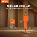 SucceBuy 24700 lbs Screw Jack Post 13.2"-18.7" Adjustable Shore Jack Temporary House Floor Jack Pole for Home Leveling Lifting
