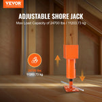 SucceBuy 24700 lbs Screw Jack Post 13.2"-18.7" Adjustable Shore Jack Temporary House Floor Jack Pole for Home Leveling Lifting