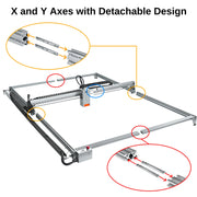 Load image into Gallery viewer, LASER TREE Laser Engraving Machine with Air Assit 60W Laser Module Laser Engraver Cutter Woodworking Area 1000x1500mm DIY Tools
