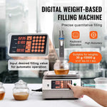 Amocart 30-15000g Liquid Filling Machine Automatic Bottle Water Filler with Diaphragm Pump Digital Control for Wine Beverage