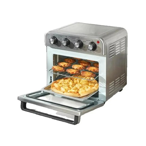 Amocart 18L 1700W Air Fryer Toaster Oven Stainless Steel Toaster Ovens Countertop Combo with Grill Home and Commercial Use