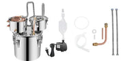Charger l'image dans la visionneuse de galerie, Succebuy 12/30L Alcohol Brewing Distiller DIY Moonshine Apparatus Stainless Steel Still Whisky Beer Brandy Home Appliance
