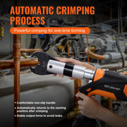 Charger l'image dans la visionneuse de galerie, Amocart Pro Press Tool 18V Electric Pipe for 1/2inch to 2inch Stainless Steel Copper PEX Brushless Motor 6 Pro Press Jaws
