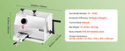 Charger l'image dans la visionneuse de galerie, Amocart Commercial Sugar Cane Juicer 110LBS/H High Output Sugarcane Juicer Machine w/3 Stainless Steel Rollers 2.4" Large Inlet
