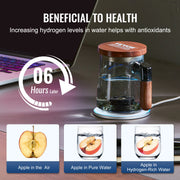 Bild in Galerie-Viewer laden, Amocart 400ML Hydrogen Water Cup Hydrogen Generator SPE Technology Hydrogen Water Ionizer Machine with Wireless Charging Base
