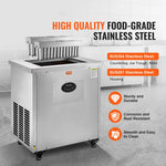 SucceBuy Commercial Popsicle Machine Ice Pops Making Machine Stainless Steel Commercial Ice Lolly Maker  Popsicle Machine