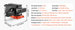Amocart Bench Vise 5"/5.5"/8" Jaw Width Multipurpose Vise with 360° Swivel Locking Base Vise with Anvil for Clamping Round Pipe