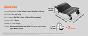 Bild in Galerie-Viewer laden, Amocart Car Tire Wheel Trolley Dollies 2/4PCS 1500lb Weight Capacity Vehicle Skate Moving Tire with 4 Casters Auto Repair Mover
