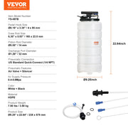 Charger l'image dans la visionneuse de galerie, Amocart 6.5L/15L Pneumatic Fluid Extractor with Suction Hose Oil Changer Fuel Pump for Automotive Fluids Vacuum Evacuation
