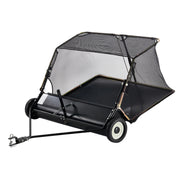 Bild in Galerie-Viewer laden, Amocart 52-inch Lawn Sweeper Tow Behind 26cu.ft. Large Pull Behind Heavy Duty Leaf Grass Collector for Picking Up Debris Grass
