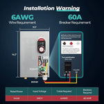 14KW Tankless Water Heater Electric 240V Instant Hot Boiler for Whole House