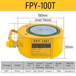 Ultra-Thin Portable Hydraulic Jack Split Booster Hydrocylinder Manual Vertical Lifting Jack 5T/10T/20T/30T Stroke 7mm 11mm 13mm