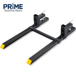 SucceBuy 43"/60" Clamp on Pallet Forks 2000/4000 lbs Tractor Bucket Forks Heavy Pallet Forks for Tractor Attachment Skid Steer