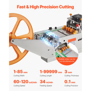 Charger l'image dans la visionneuse de galerie, Amocart Automatic Webbing Cutting Machine Hot Cold Ribbon Cutting Machine with Adjustable Temperature LCD Display for Shoelaces
