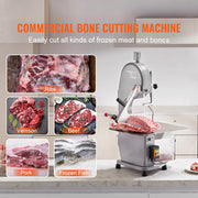 Charger l'image dans la visionneuse de galerie, Amocart Commercial Electric Meat Bone Saw Machine 1500W Stainless Steel Blade Bone Bandsaw Machine Workbench Countertop Bone
