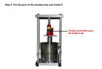 22L 36L Hydraulic Fruit Squeezer Stainless Steel Manual Juicer Small Honey Grape Blueberry Mulberry Presser Juicer