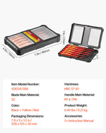 Amocart Insulated Screwdriver Set Professional Electrical Screwdriver Set 1000V Insulated Electrician Tool Set Magnetic Phillip