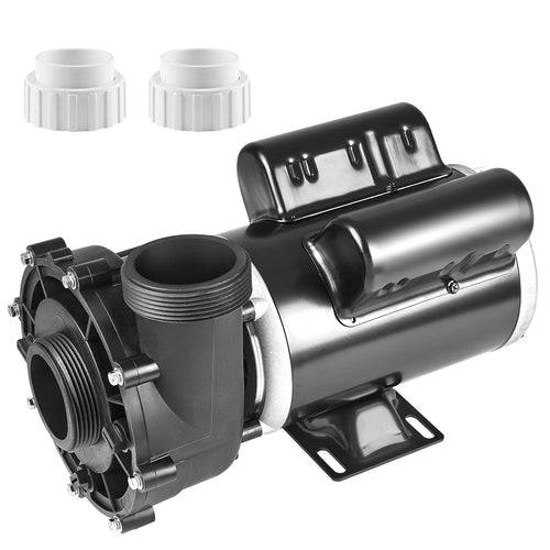 Amocart 2 Speed SPA Pump 48/56-Frame AC110-120V SPA Pump 1.5HP/3HP/4HP High Speed 2'' Port 90° Rotational Interface for Hot Tub