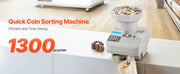 Bild in Galerie-Viewer laden, Amocart All-Coin Sorting Machine, Automatic Coin Sorter and Wrapper with LED
