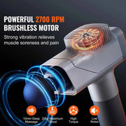 Charger l'image dans la visionneuse de galerie, Amocart Massage Gun Deep Tissue Percussion Muscle Massager for Athletes w/ 8 Speed Levels 6 Massage Heads 16V 2500mAh Batteries

