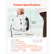 Charger l'image dans la visionneuse de galerie, Amocart Paddle Board Pump 20/22/40 PSI High-Pressure Dual-Stage Inflation &amp; Deflation Air Pump for Inflatable Paddle Boards
