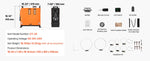Amocart Diesel Heater 8KW Diesel Air Heater with LCD Panel and Remote Control Parking Heater Low Noise for Truck Trailer Boat
