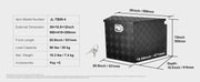 Charger l'image dans la visionneuse de galerie, Amocart Trailer Tongue Box Aluminum Alloy Tongue Box Tool Chest Heavy Duty Trailer Box Utility Trailer Tongue Box for Pickup
